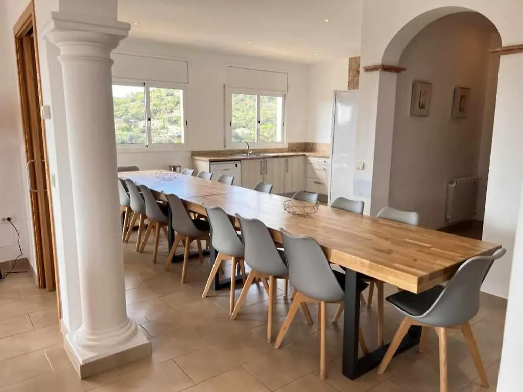 Villa Casa Mas Ambros Con Piscina Desbordante Calonge  Spagna